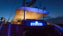 Superyacht HOUBARA by night